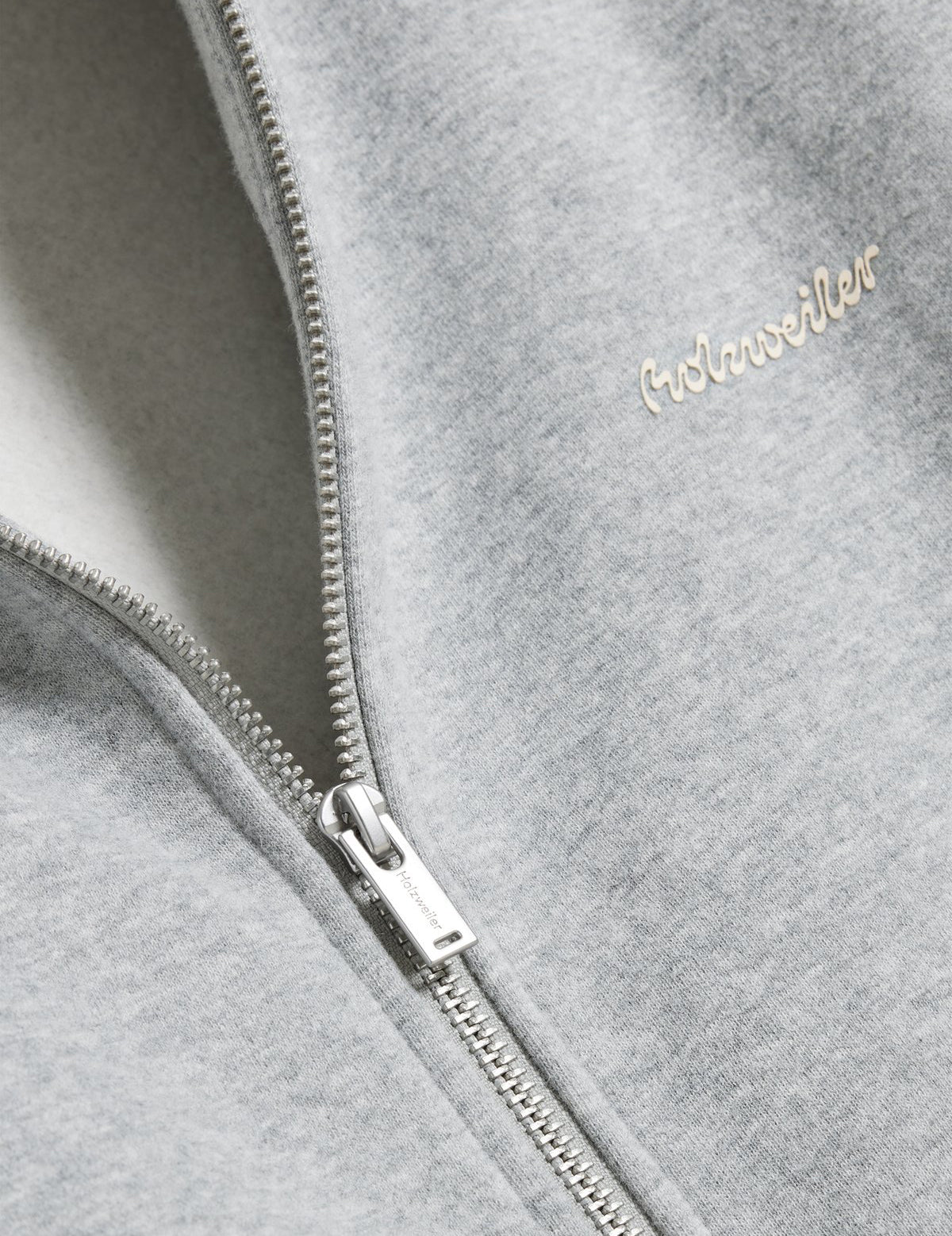 M REGULAR ZIP HOODIE GREY MIX