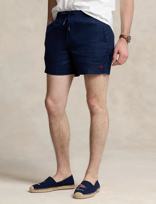 POLO PREPSTER LINEN SHORT NEWPORT NAVY