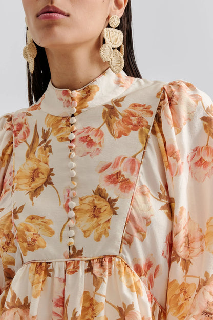 PERNILLA BLOUSE CREAM PEONY