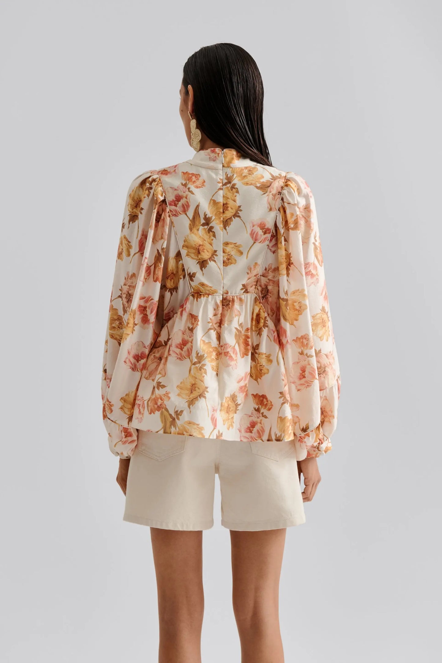 PERNILLA BLOUSE CREAM PEONY