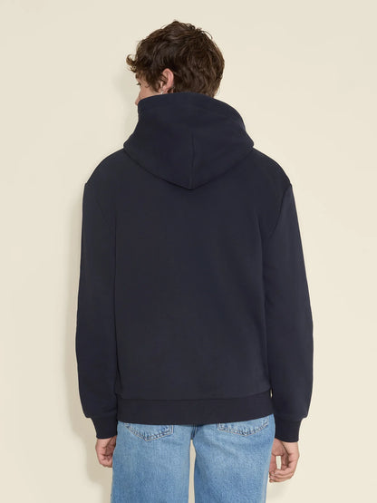 M REGULAR ZIP HOODIE DARK NAVY