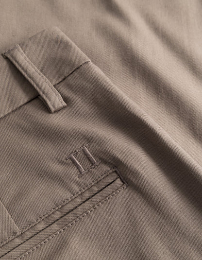 COMO REG COTTON SUIT PANTS WALNUT