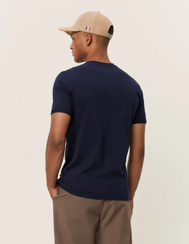 NØRREGAARD T-SHIRT TONAL DARK NAVY