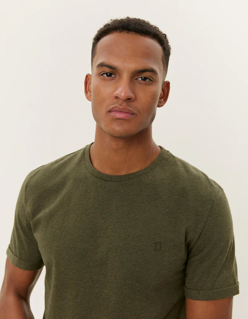 NØRREGAARD TONAL T-SHIRT FOREST GREEN MELANGE