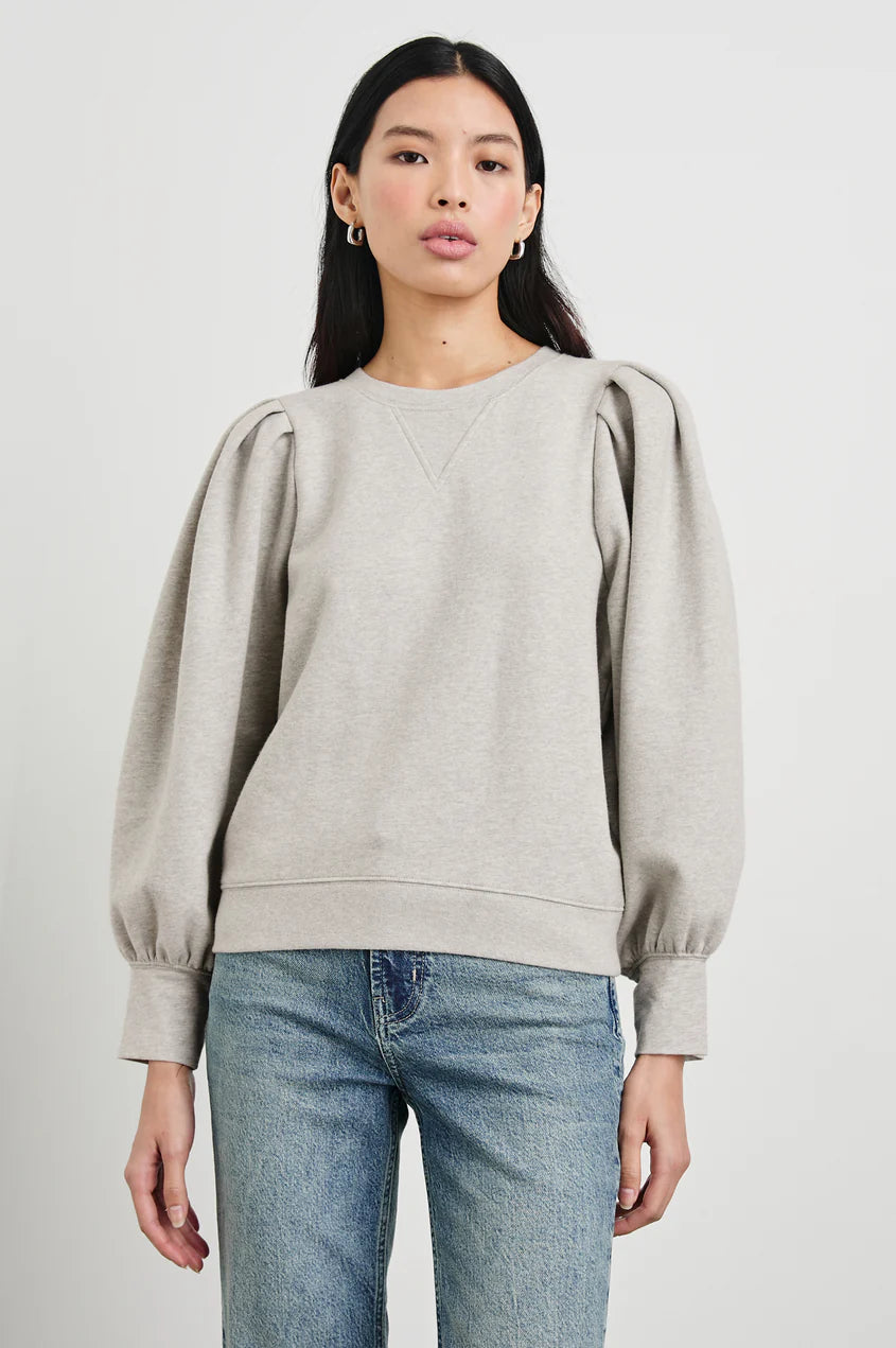 TIFFANY SWEATSHIRT HEATHER GREY