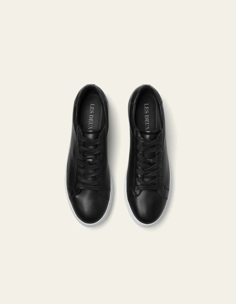 THEORDOR LEATHER SNEAKER BLACK/WHITE