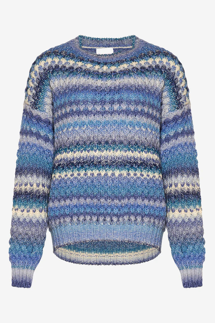 GIO KNIT SWEATER SKY MIX