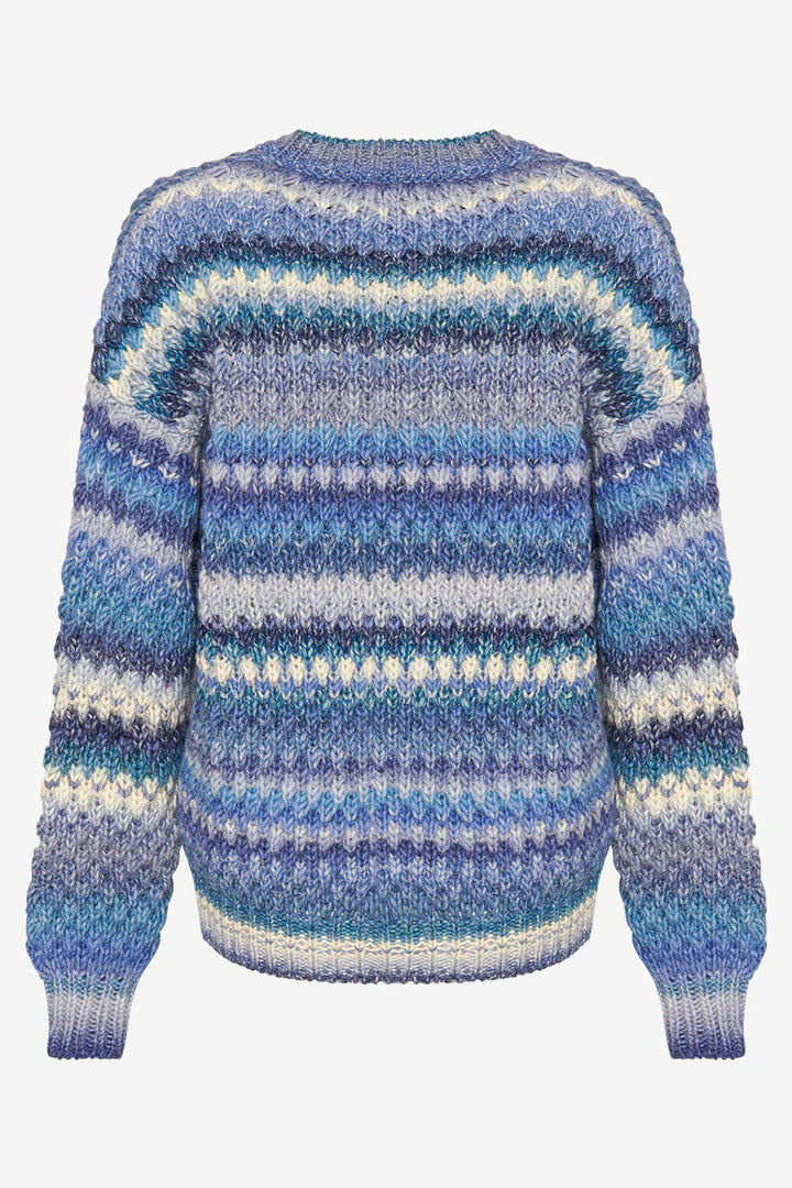 GIO KNIT SWEATER SKY MIX