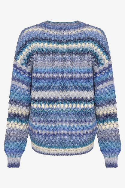 GIO KNIT SWEATER SKY MIX