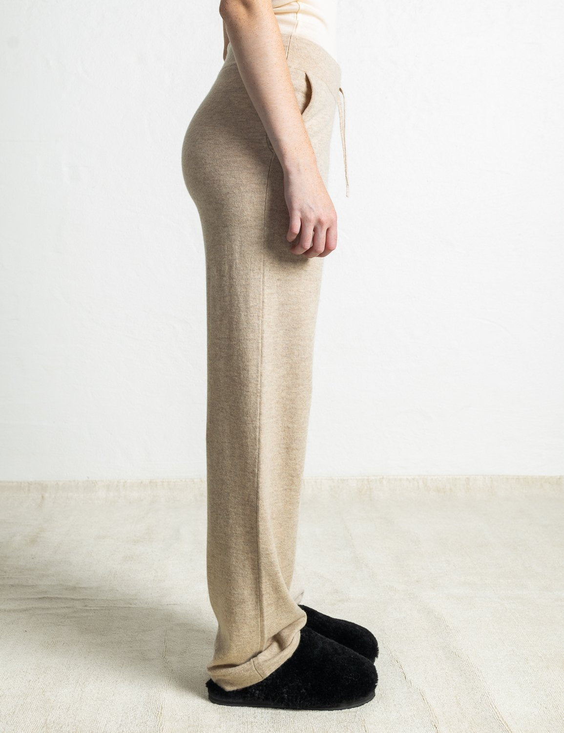 INGUNN KNIT PANTS HUMUS