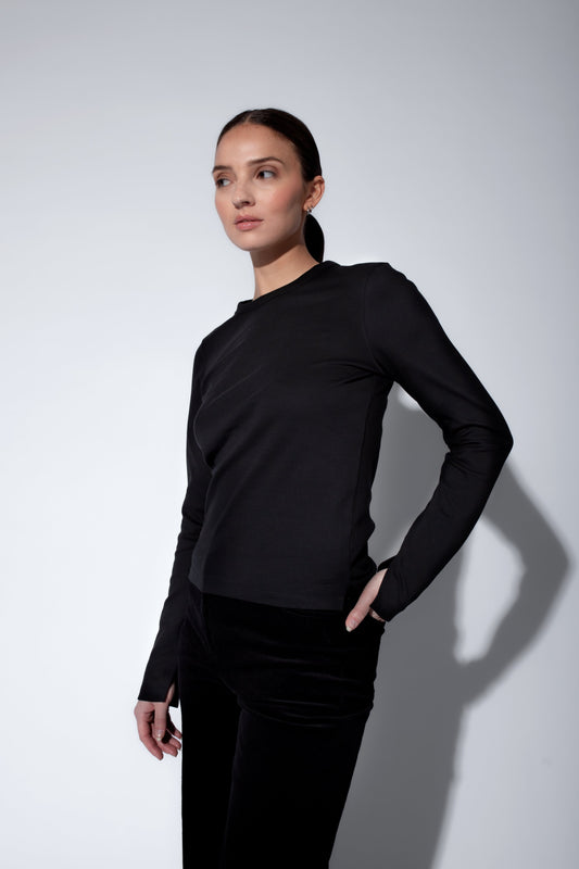 LUCY LONGSLEEVE BLACK