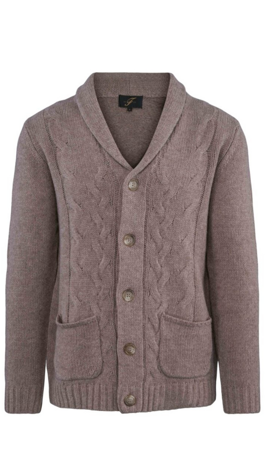 NACKINGTON CARDIGAN BRUN