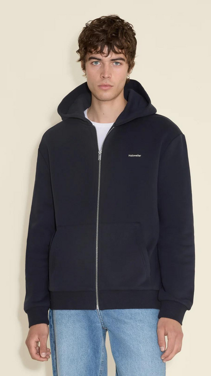 M REGULAR ZIP HOODIE DARK NAVY