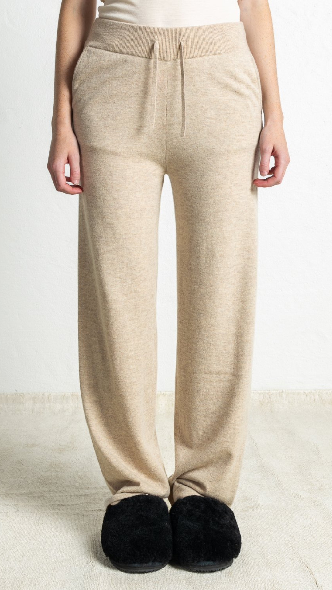 INGUNN KNIT PANTS HUMUS