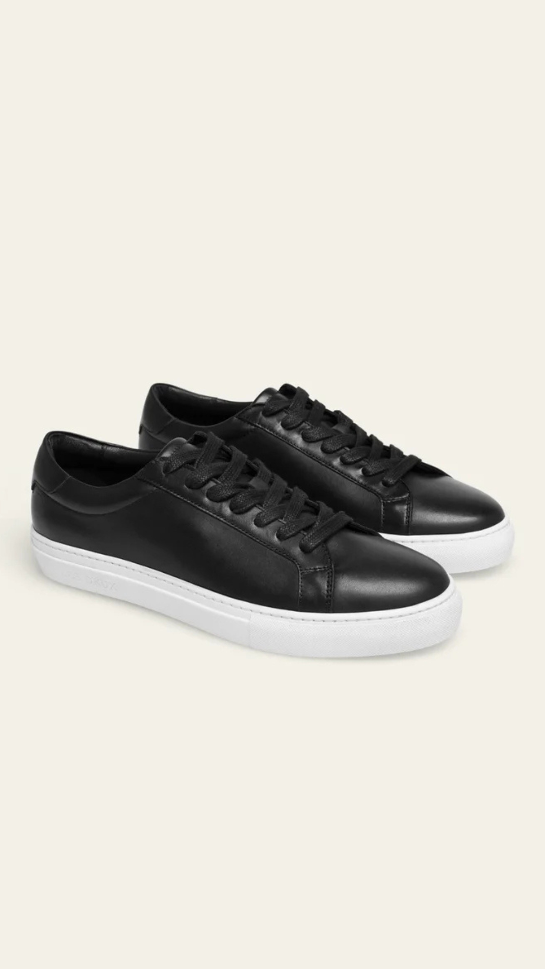 THEORDOR LEATHER SNEAKER BLACK/WHITE