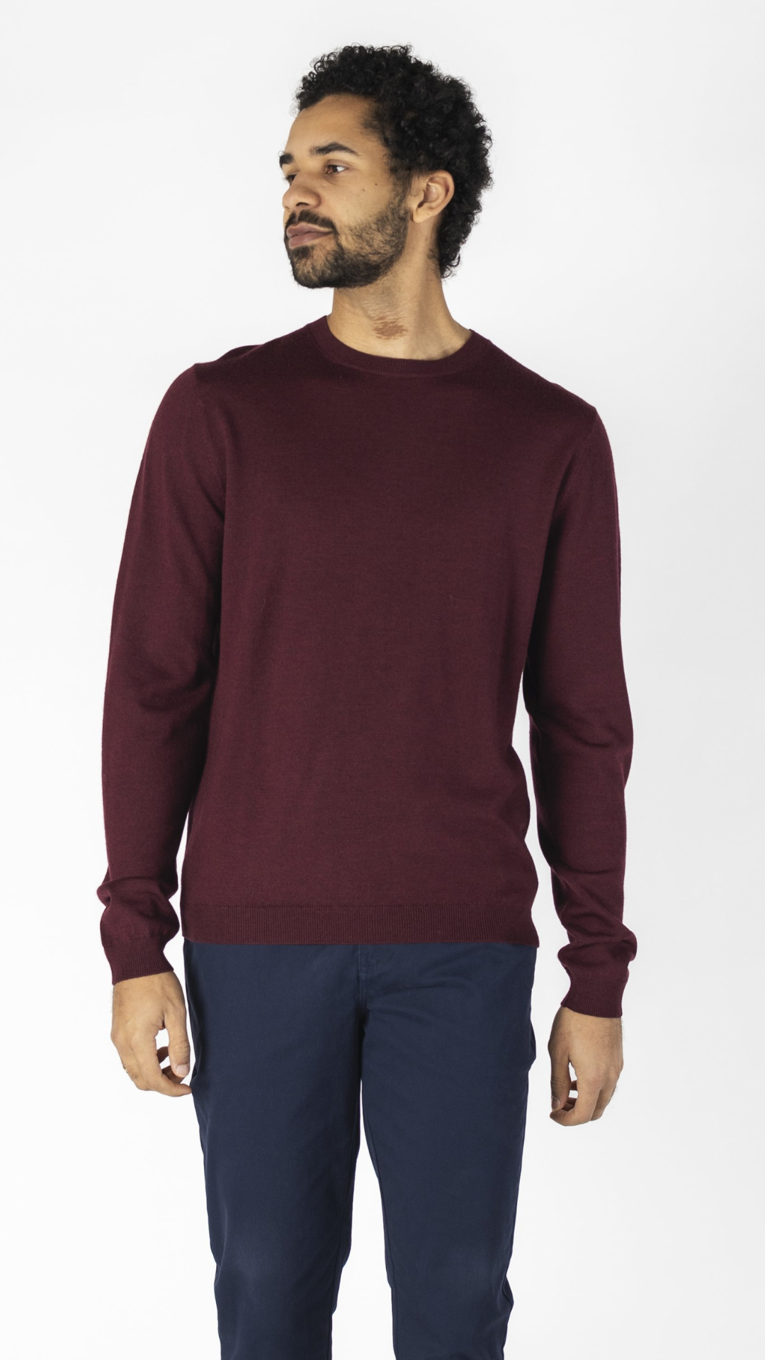 MILANO CREWNECK BURGUNDY