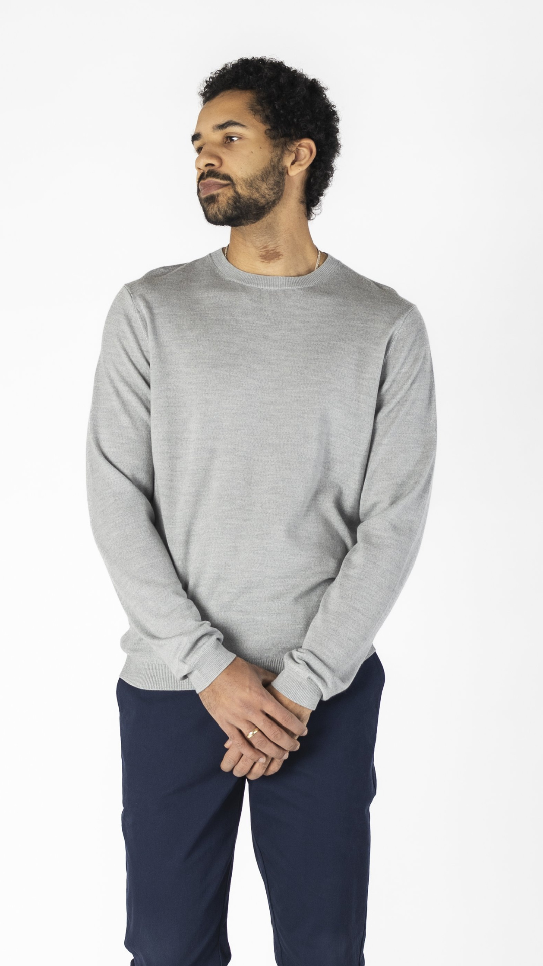 MILANO CREWNECK CHOST GRAY