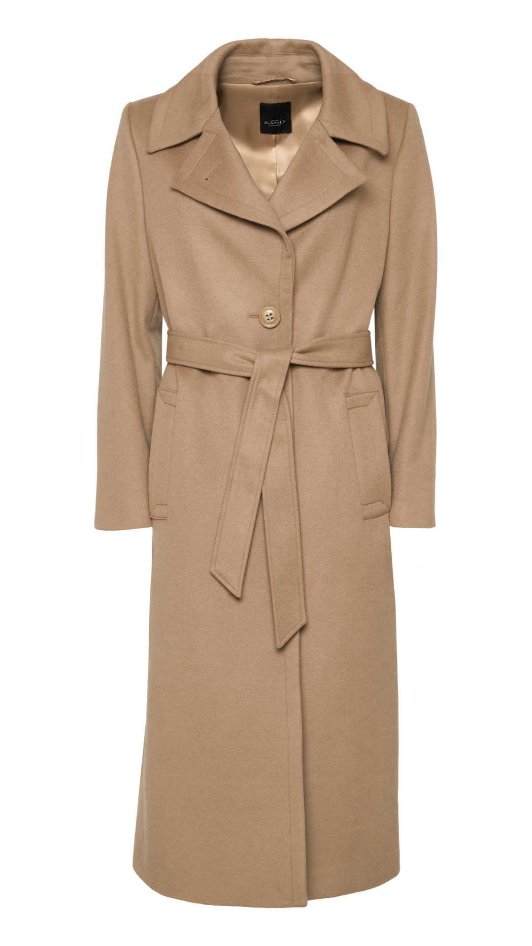 Cashmere Coat W - Clareta Belt Long