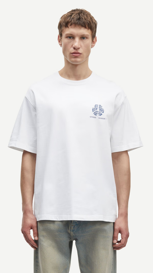 SAJOURNAL T-SHIRT 11725 WHITE PEACE