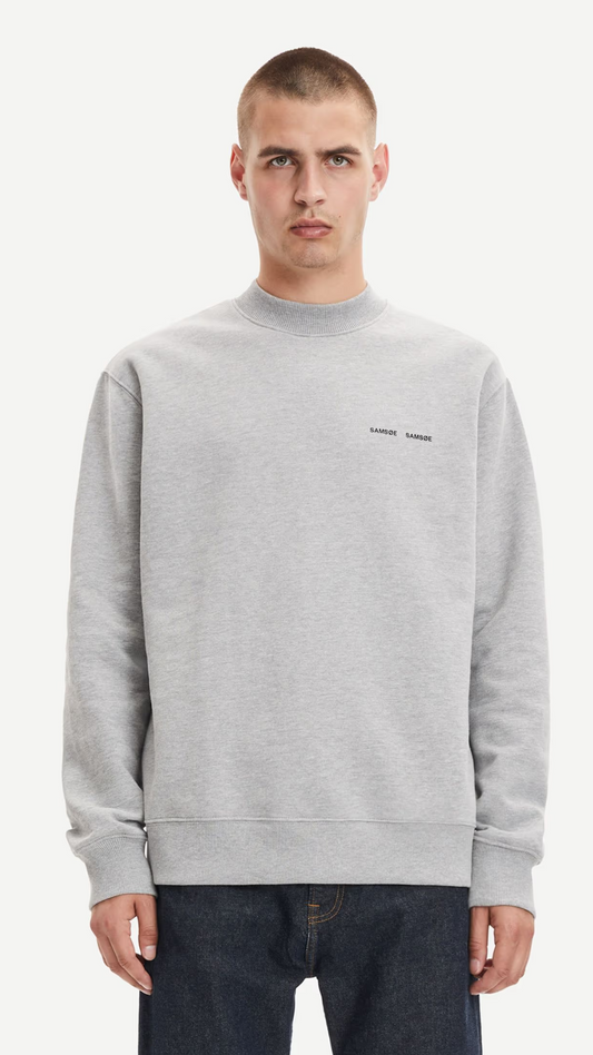 NORSBRO CREW NECK 11727 GREY MELANGE