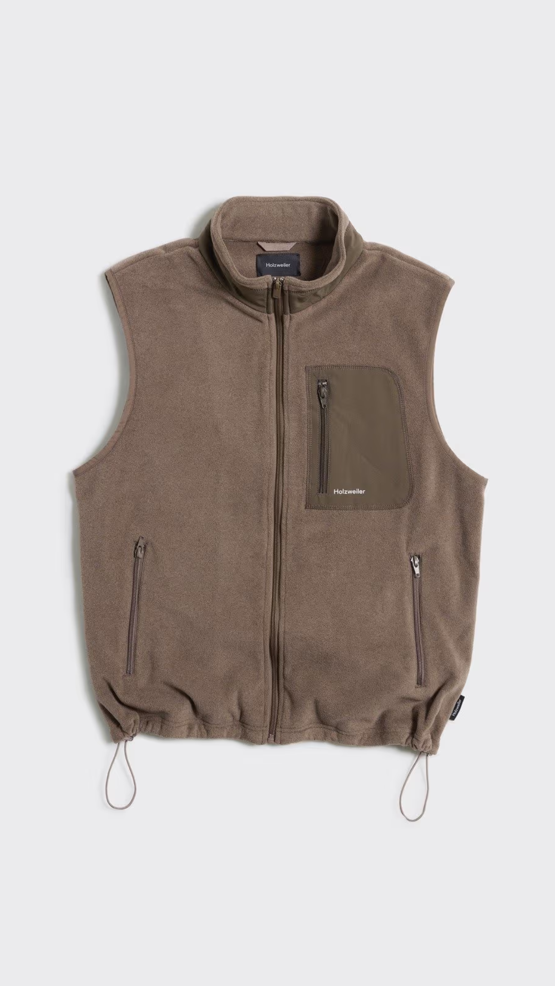 DOVRE FLEECE VEST TAUPE