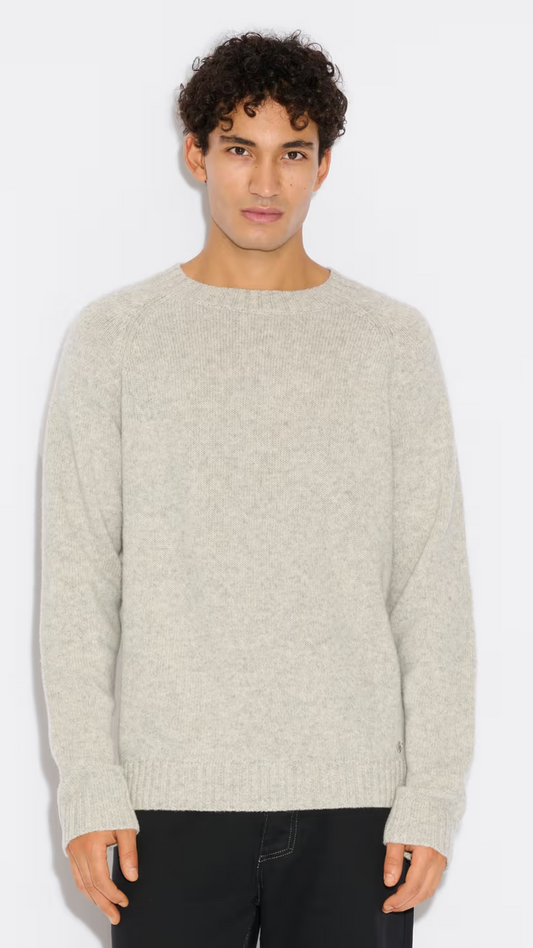 M. WOOL SWEATER LT. GREY