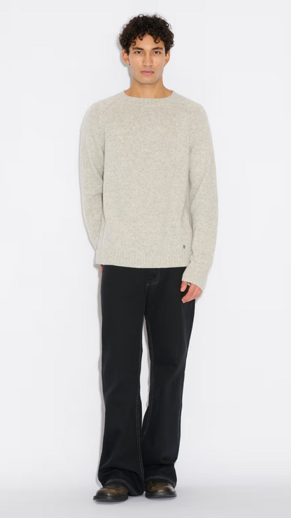 M. WOOL SWEATER LT. GREY