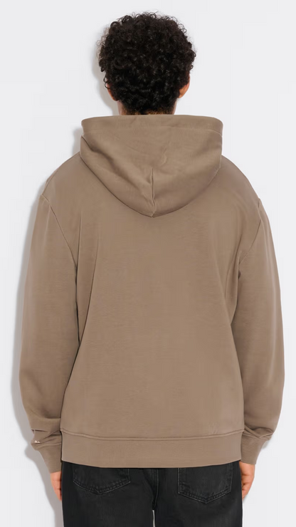 M REGULAR LIGHT ZIP HOODIE TAUPE