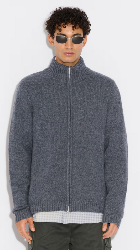 ATLANTIC WOOL CARDIGAN BLUE