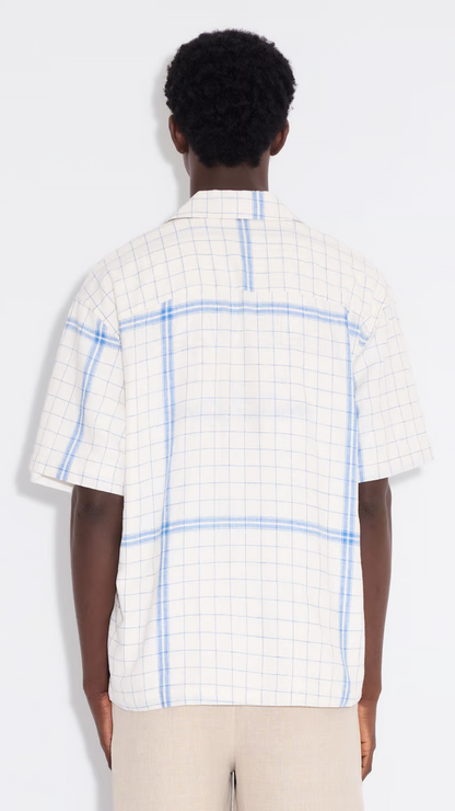 PIER CHECK SHIRT BLUE MIX