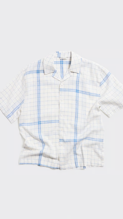 PIER CHECK SHIRT BLUE MIX