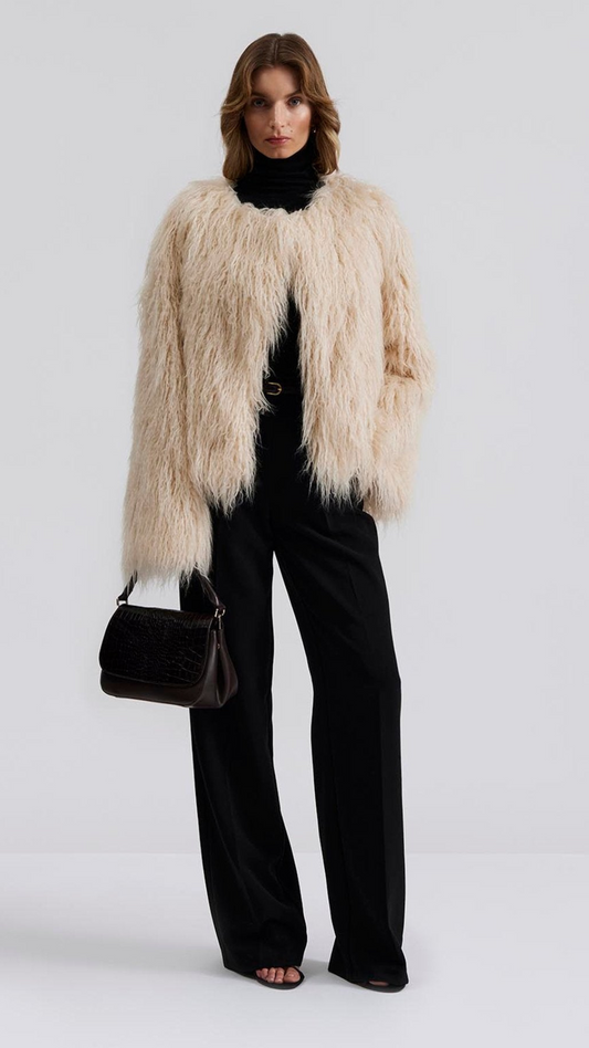 MANDA FAUX FUR JACKET