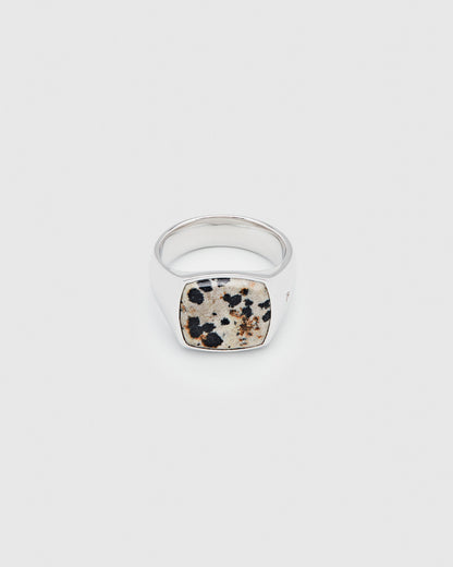 CUSHION LEOPARD RING