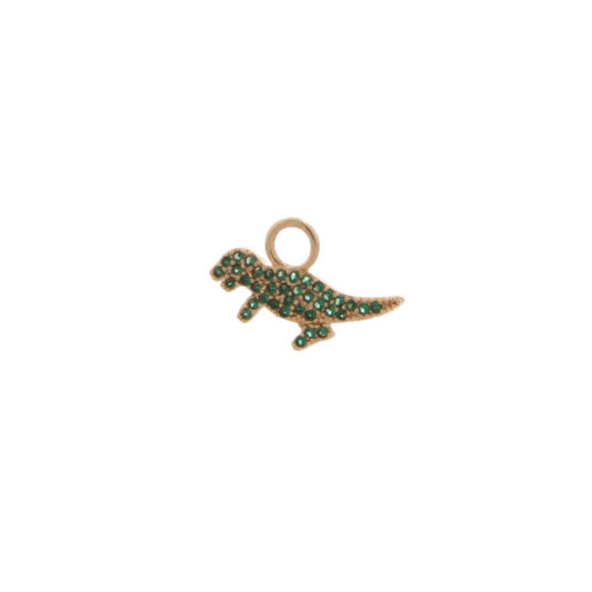 PENDANT EAR DINO DARKGREEN